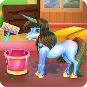 Farm of Unicorn and Horse