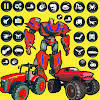 Robot Hero Bat Bike Robot Game