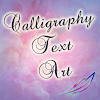 Calligraphy Text Word Art