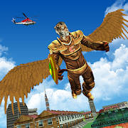 Flying Lion Rope Hero Game