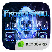 Frozen Skull  GO Keyboard  Theme