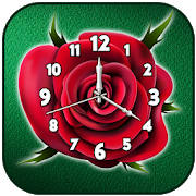 Flower clock live wallpaper Flower clock live wallpaper
