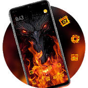 Burning Tree Warcraft dragon launcher theme Burning Tree Warcraft dragon launcher theme