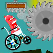 Sausage Wheels. Scary Racing Simulator