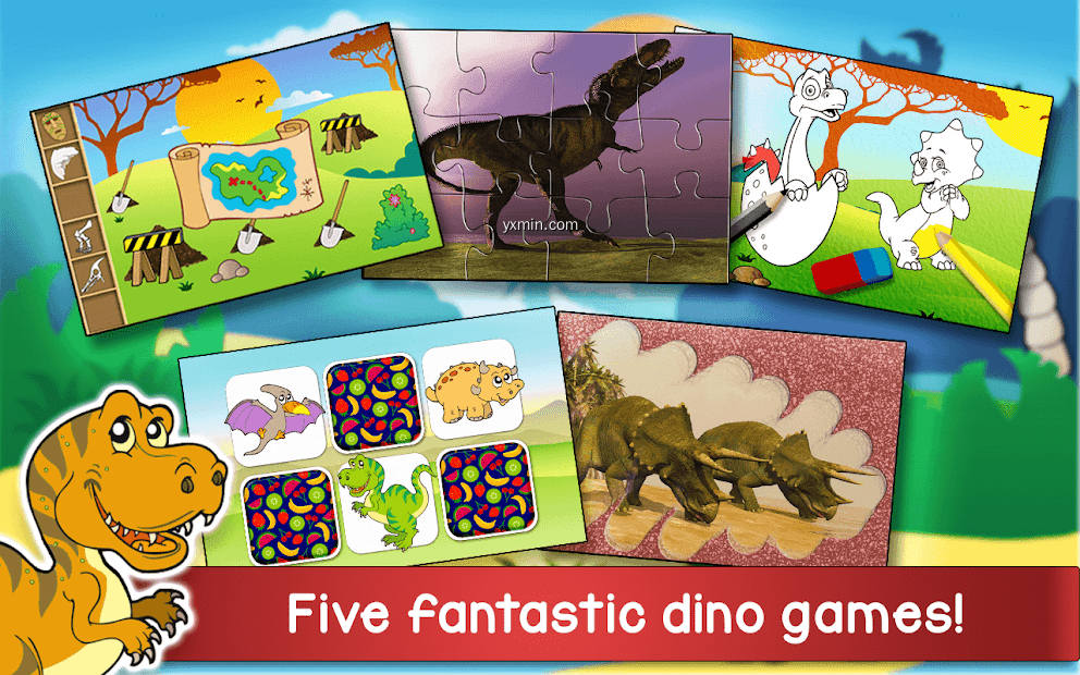 【图】Kids Dinosaur Adventure Game(截图1)