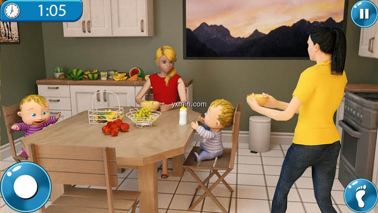 【图】Real Mother Simulator 3D: New Born Twin Baby Games(截图1)