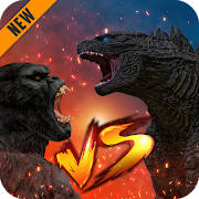 Godzilla & Kong 2021: Angry Monster Fighting Games