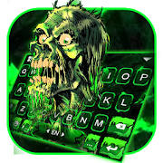 Green Zombie Skull 主题键盘 Green Zombie Skull 主题键盘