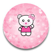 XP Theme Beauty Pink Bear